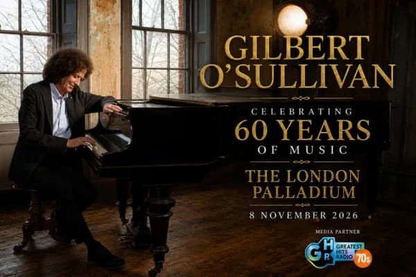 Gilbert O’Sullivan Celebrating 60 Years of Music